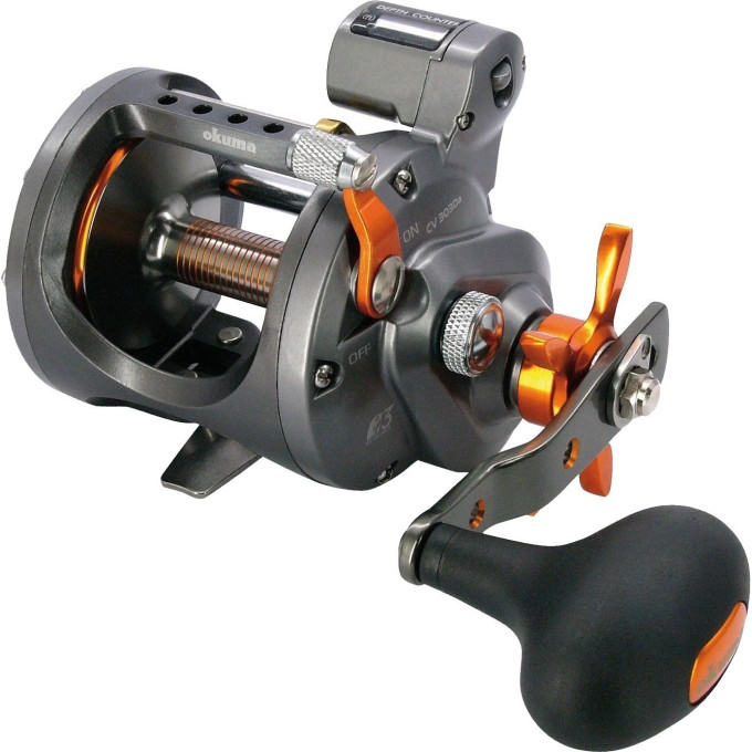 Катушка OKUMA Cold Water CW-203D (счётчик лески, 2+1bb)